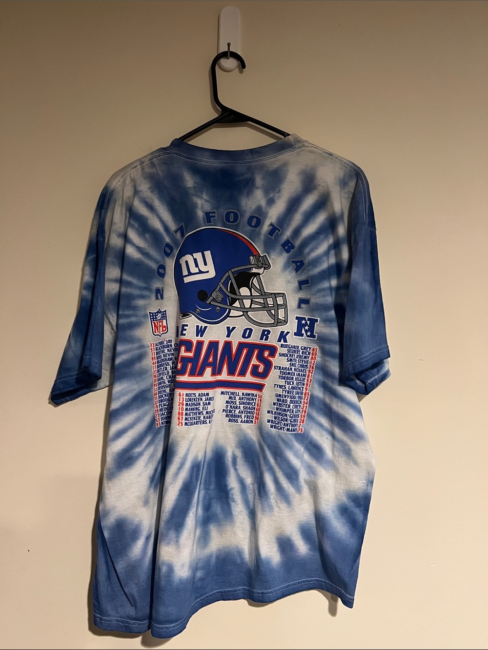 🏈 New York Giants 2007 T-Shirt - Picture 2 of 2
